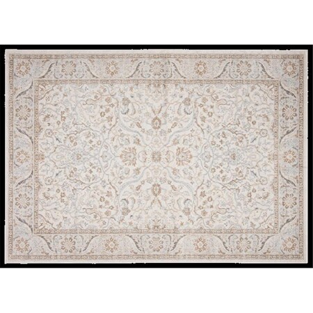 Safavieh 5 ft. 3 in. x 7 ft. 6 in. Power Loomed Traditional Isabella Medium Rectangle Rug Cream & Beige ISA912A-5